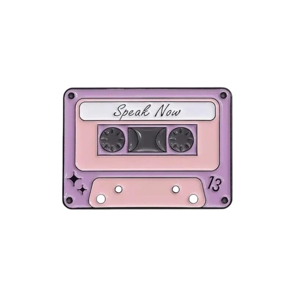 Accessories - 3/$18 Taylor Swift Speak Now Album Cassette Tape Enamel Pin Brooch NEW